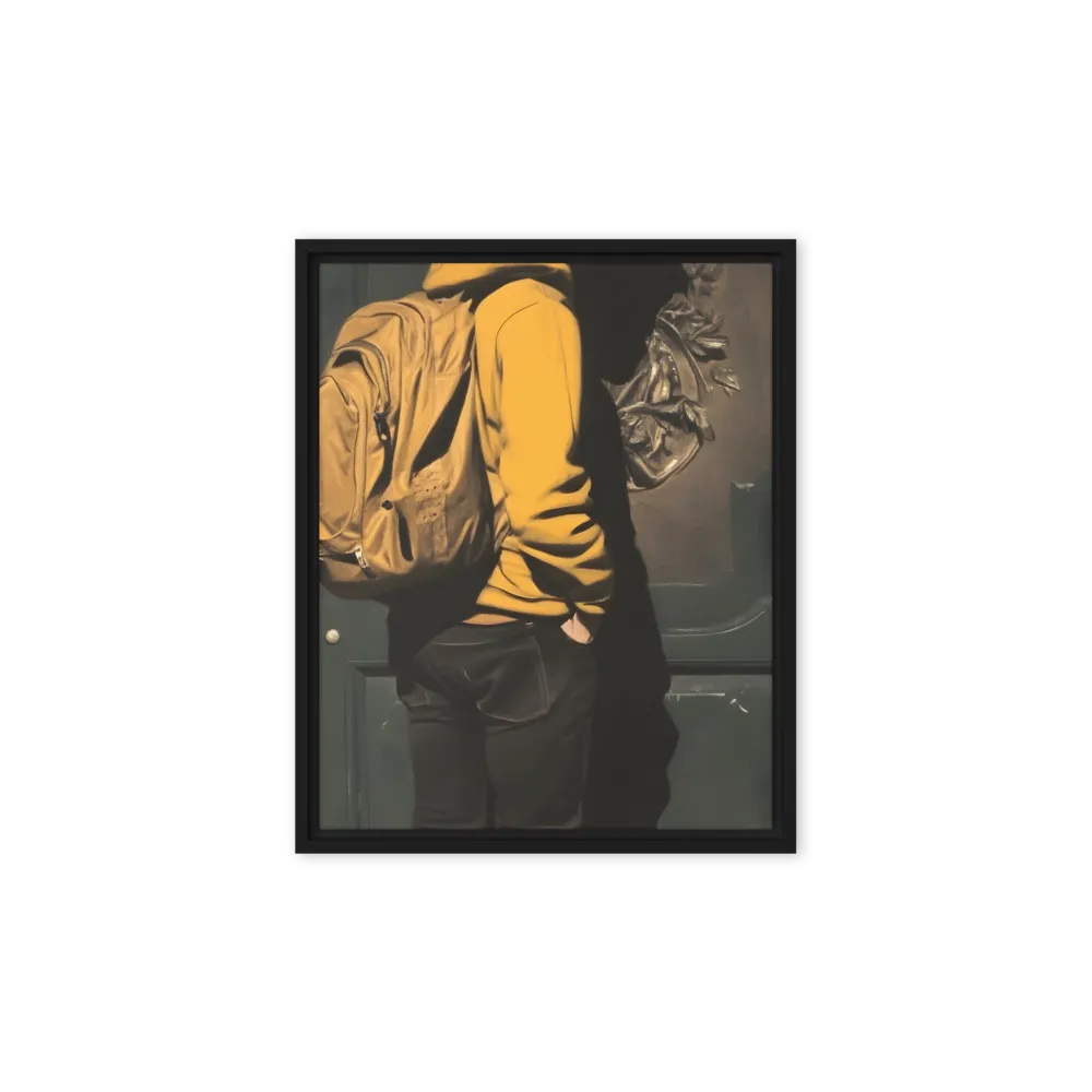 Silent Reflection | Canvas with Black Frame | 8″×10″