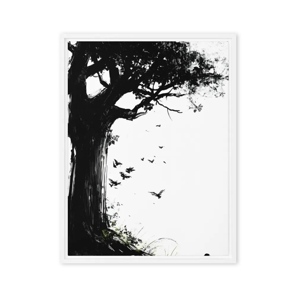 Whispers of Nature | Canvas with White Frame | 24″×32″