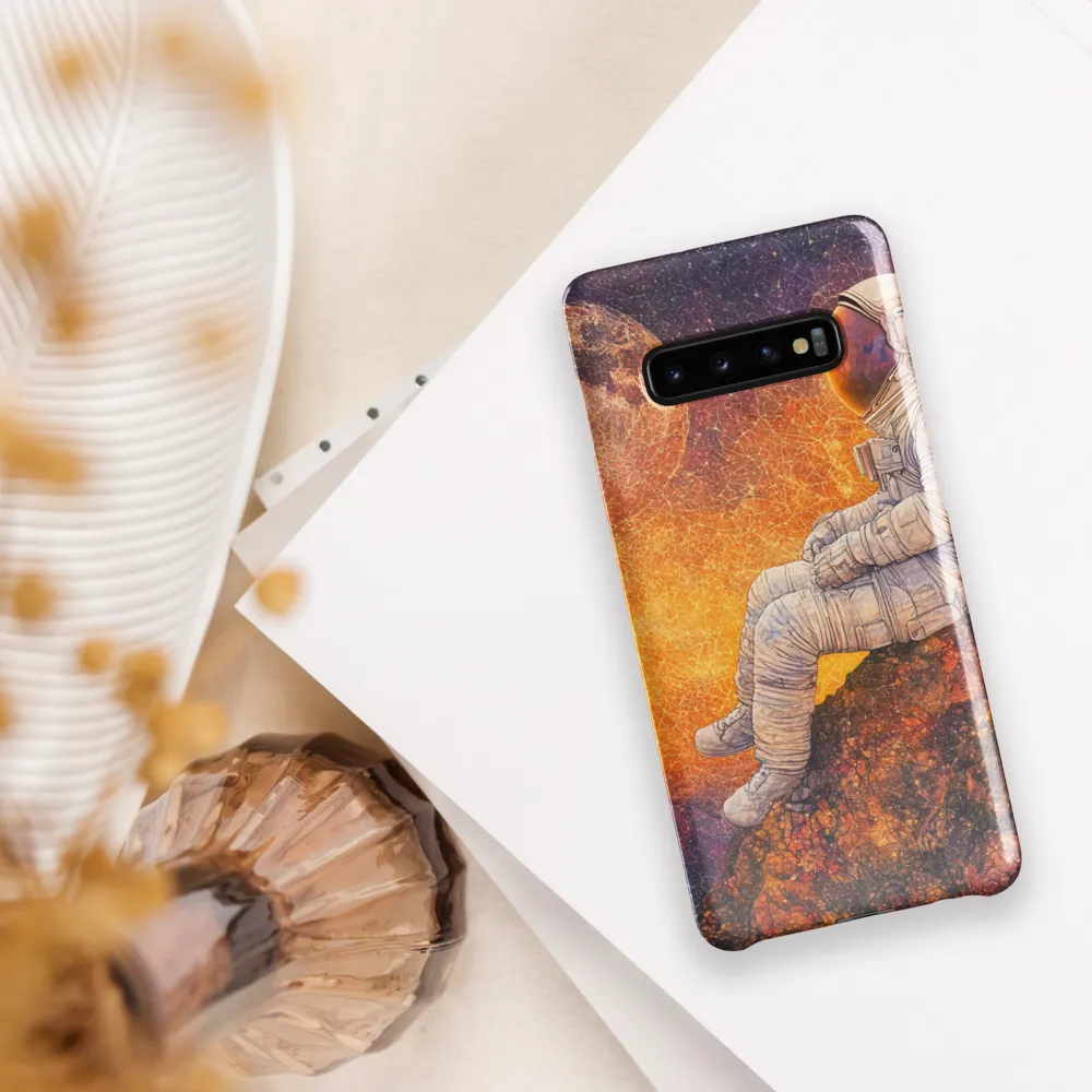 Cosmic Contemplation | Phone Case |  S10 Plus | Snap Case | Glossy