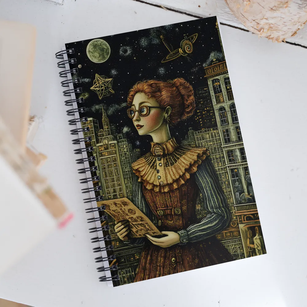 Celestial Curiosity | Spiral Notebook