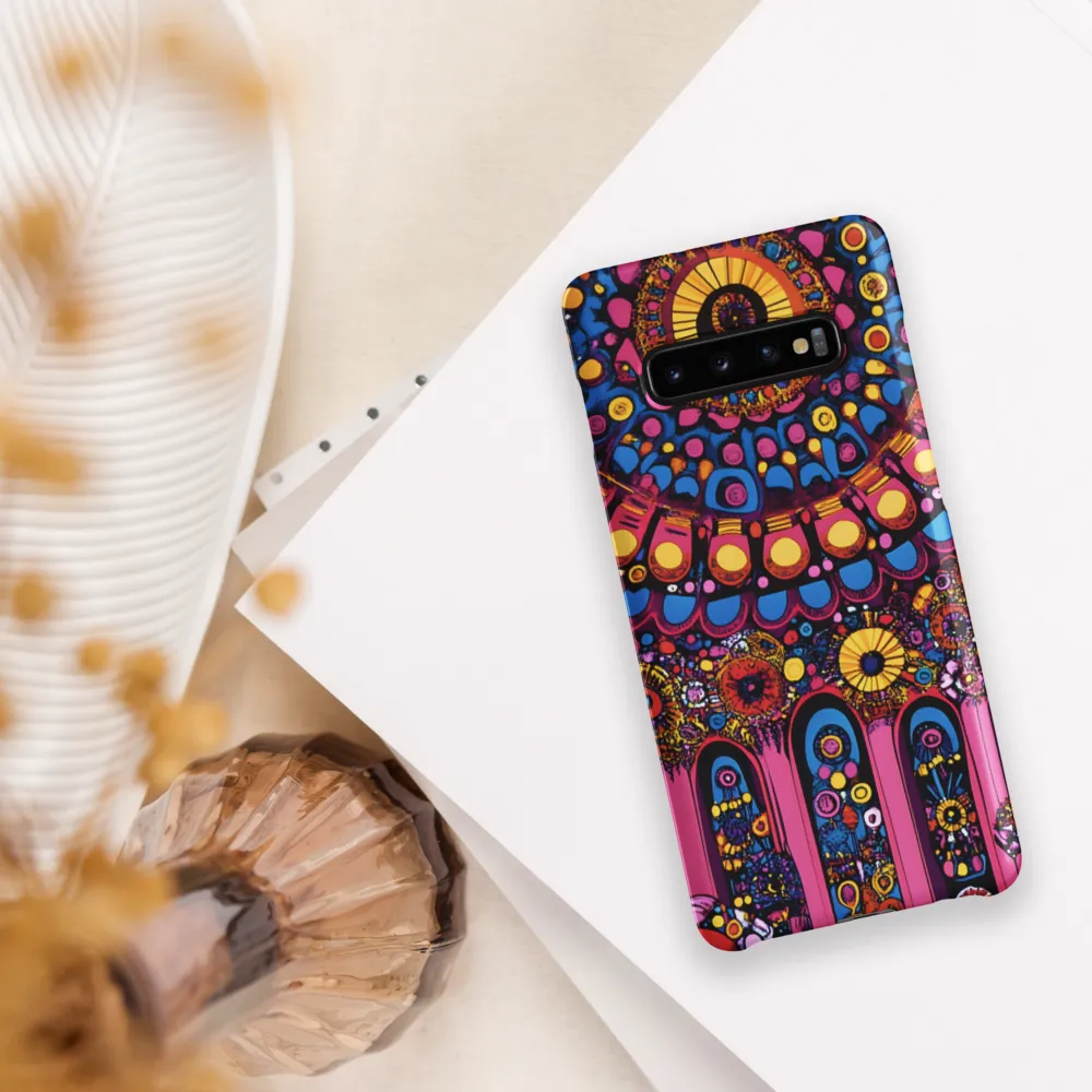 Whimsical Mandala Symphony | Phone Case |  S10 Plus | Snap Case | Matte