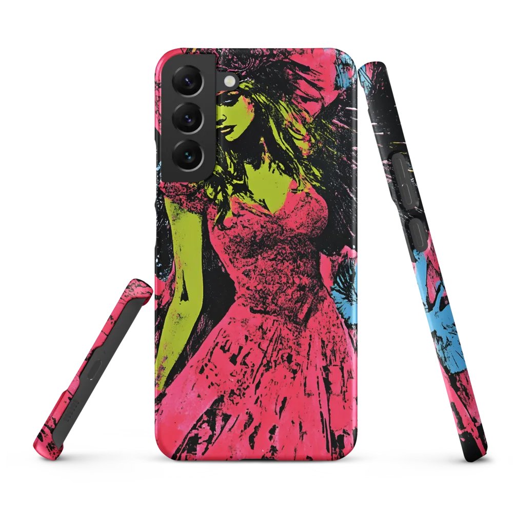 Mystical Angel in Neon Dreams