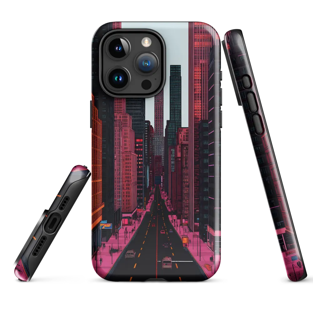 Urban Dreamscape: A Futuristic City | Phone Case |  15 Pro Max | Tough Case | Glossy