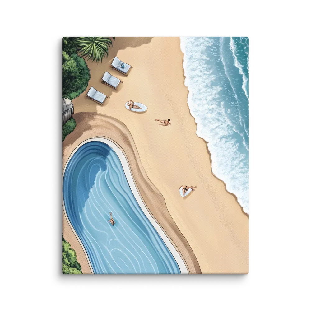 Serenity by the Shore | Canvas | 11″×14″