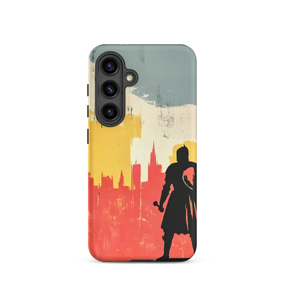 Hero in the Urban Dawn | Phone Case |  S24 | Tough Case | Matte