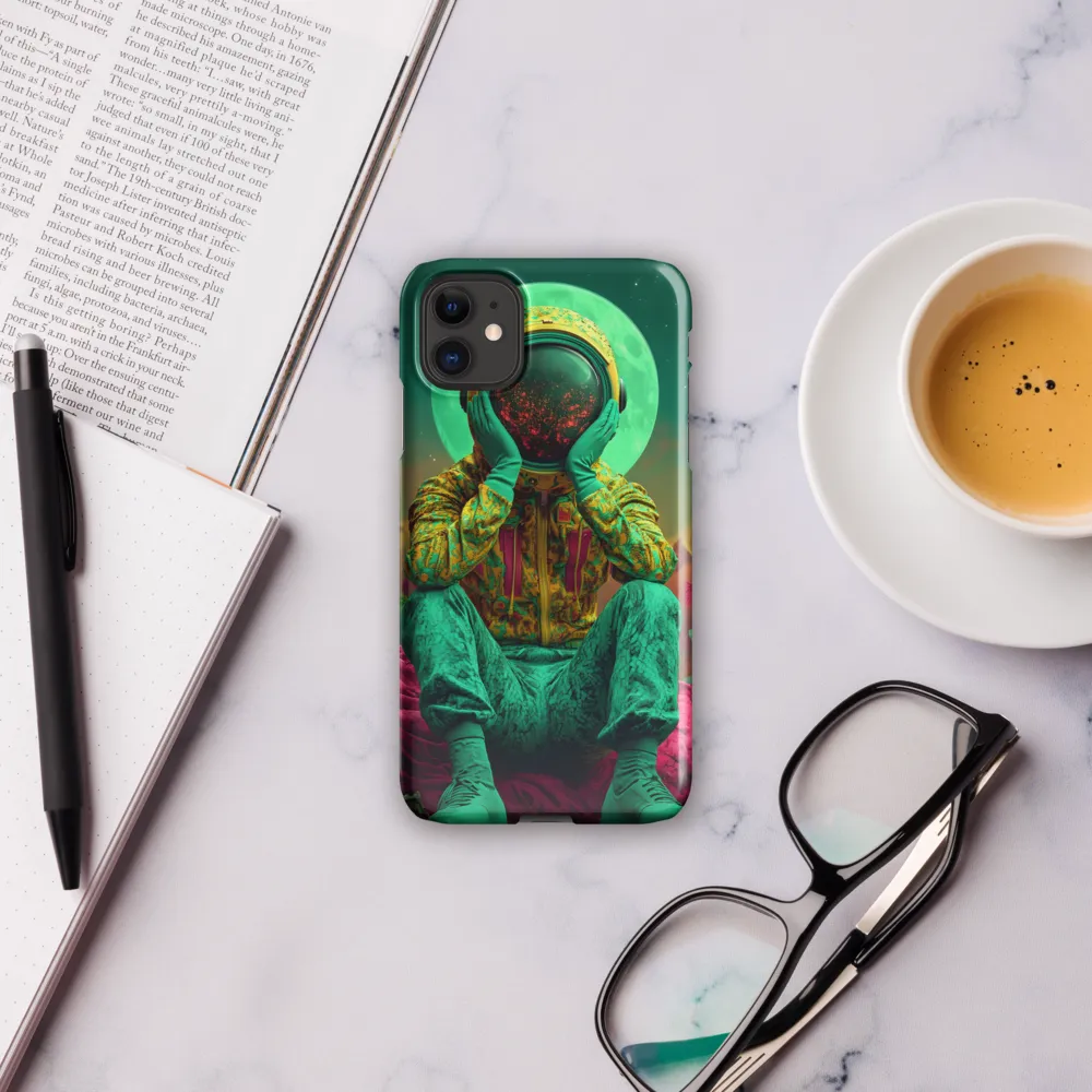 Cosmic Reflection: An Astronaut's Journey | Phone Case |  11 | Snap Case | Glossy