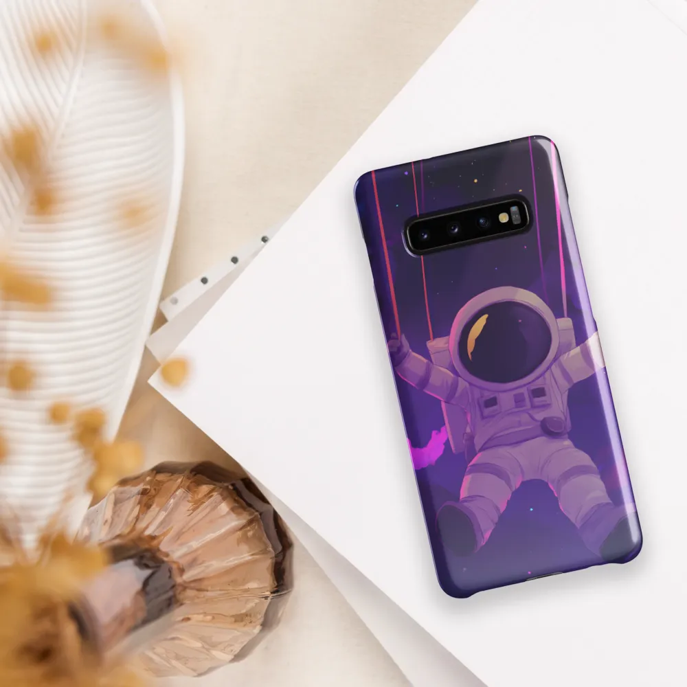 Swinging Through the Cosmos | Phone Case |  S10 Plus | Snap Case | Glossy