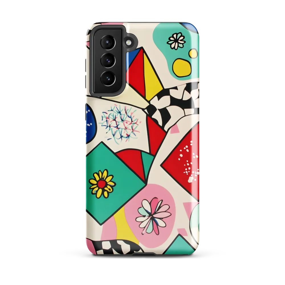 Joyful Geometry: A Playful Dance of Shapes and Colors