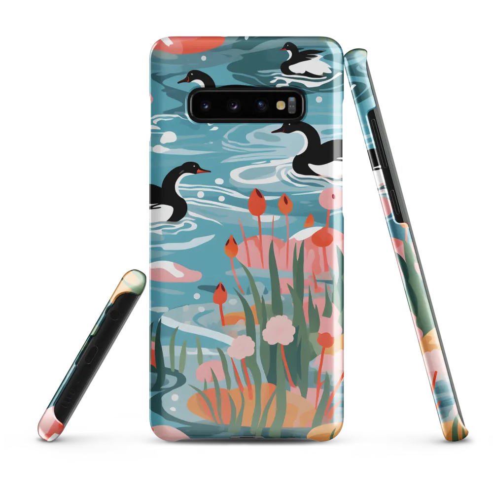 Serenity in Aquatic Harmony | Phone Case |  S10 Plus | Snap Case | Glossy