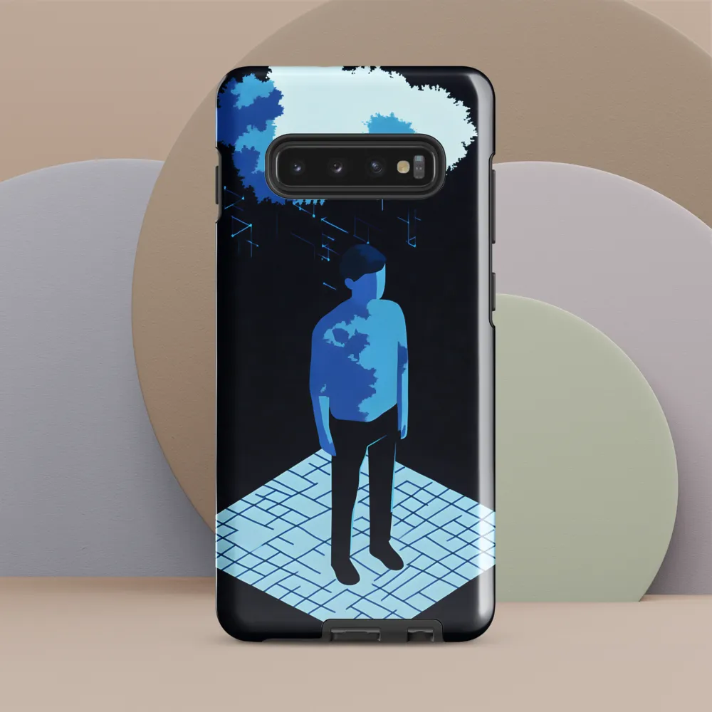 Reflections in Blue | Phone Case |  S10 Plus | Tough Case | Glossy