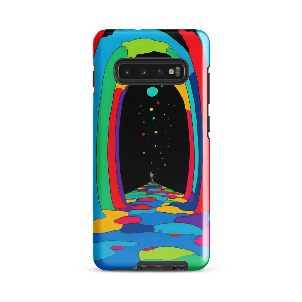 Journey Through a Psychedelic Landscape | Phone Case |  S10 Plus | Tough Case | Glossy