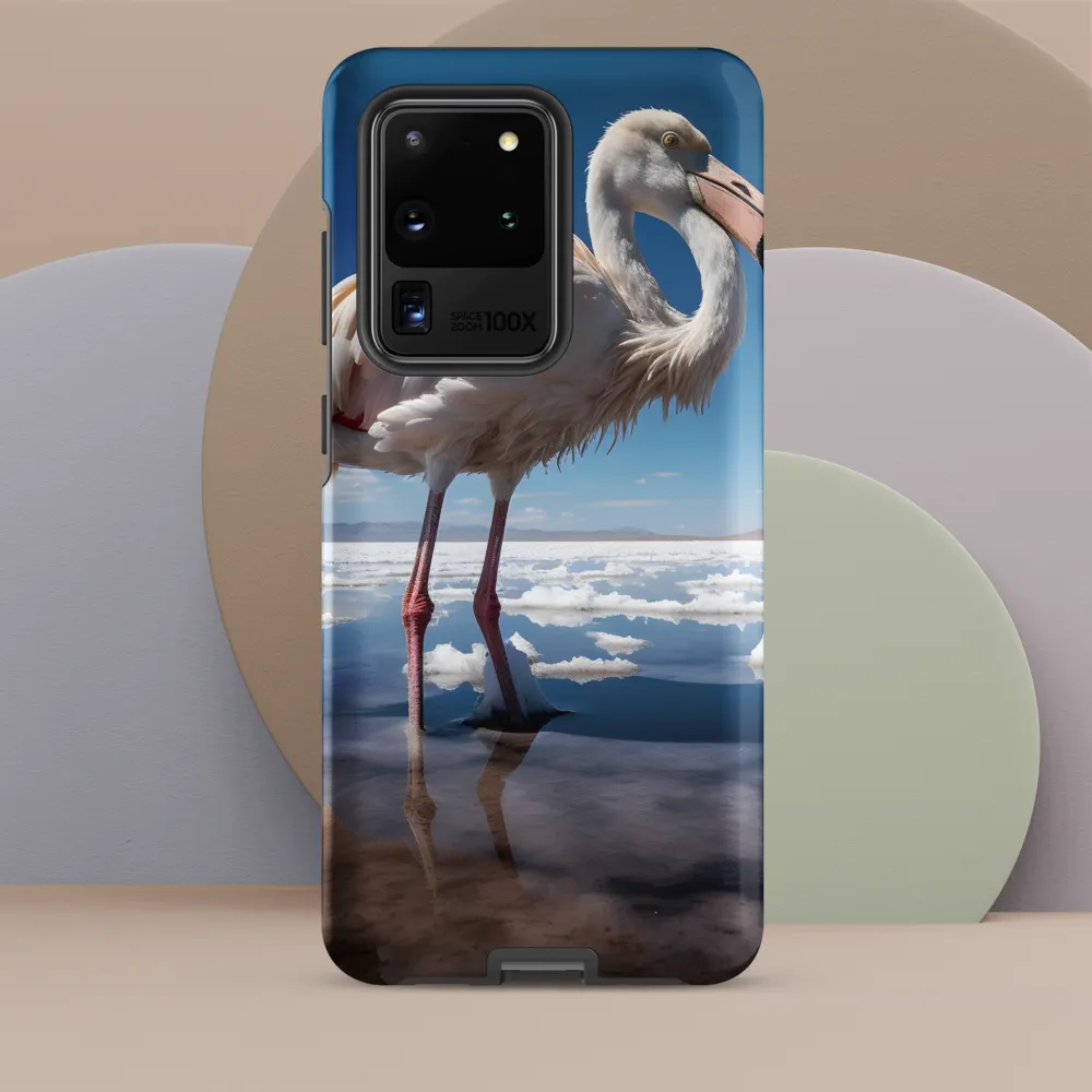 Graceful Solitude of a Flamingo