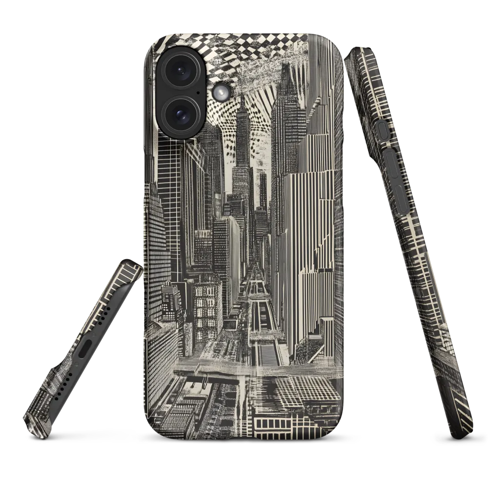 Urban Dreams: A Surreal Cityscape | Phone Case |  16 Plus | Snap Case | Matte