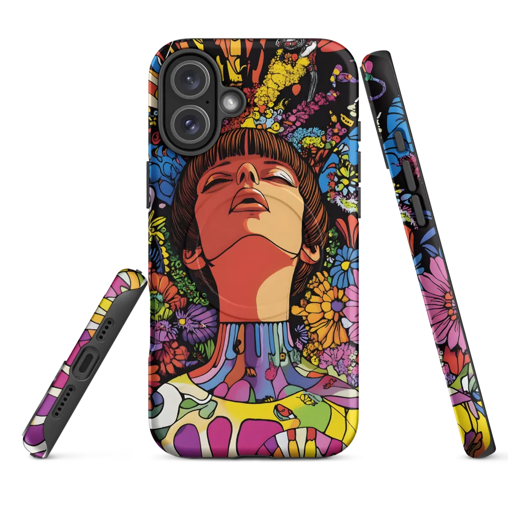 Vibrant Ecstasy: A Psychedelic Portrait