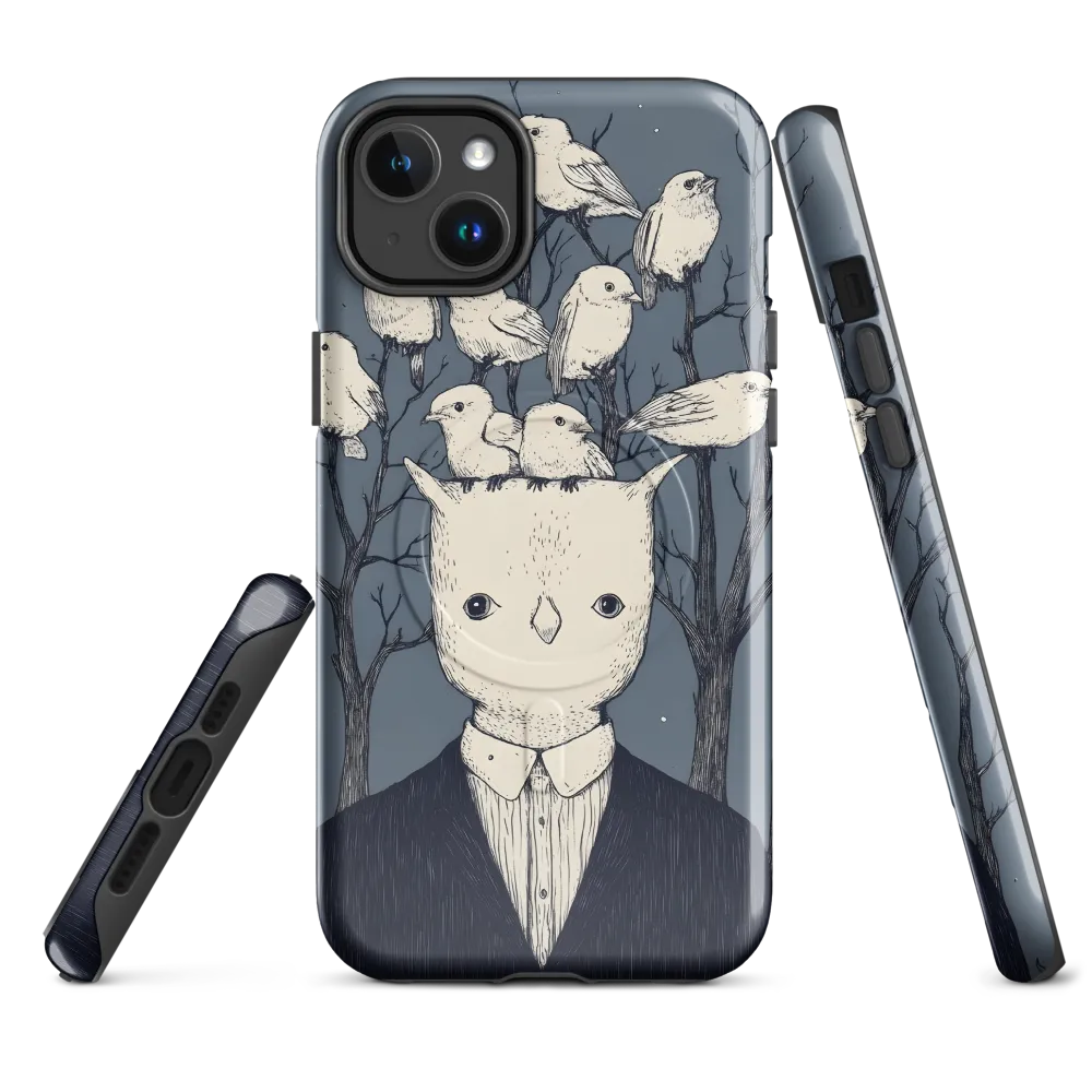 Whispers of the Avian Mind | Phone Case |  14 Plus | MagSafe® Tough Case | Glossy
