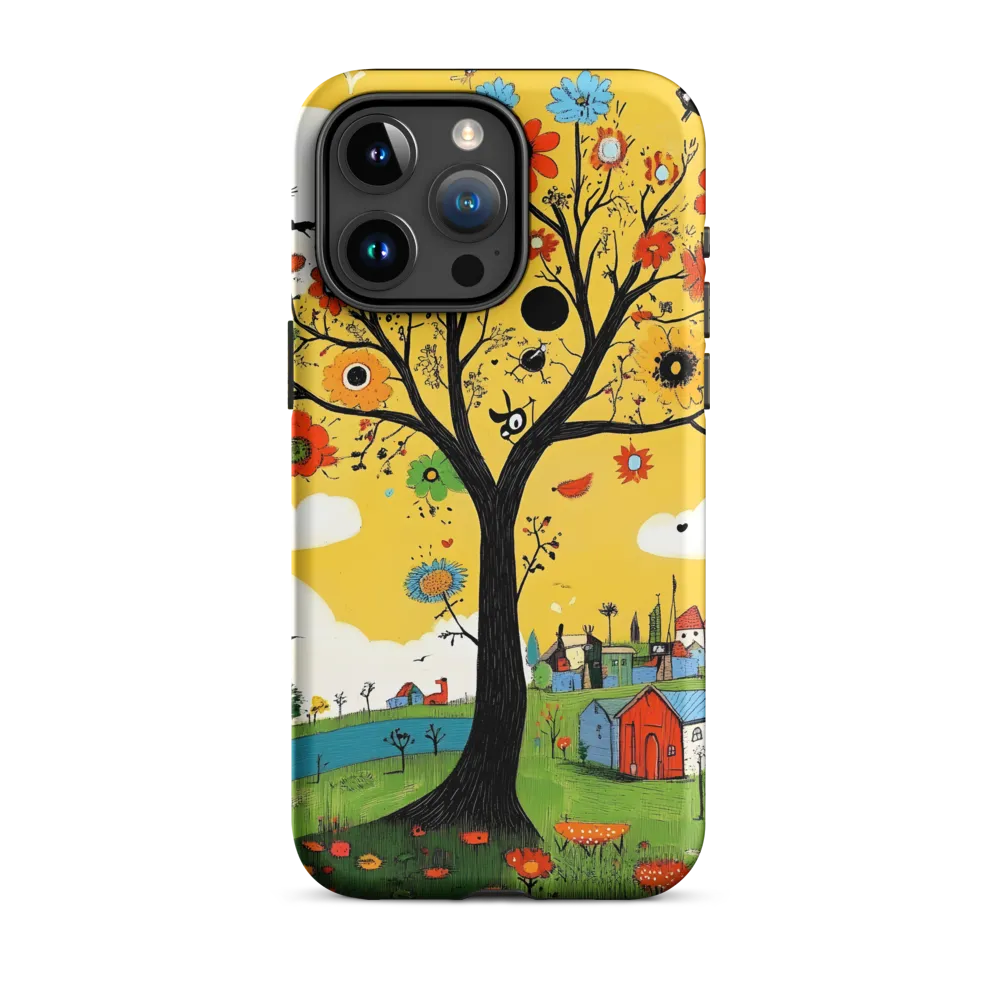 Whimsical Blooms of Life | Phone Case |  15 Pro Max | Tough Case | Matte