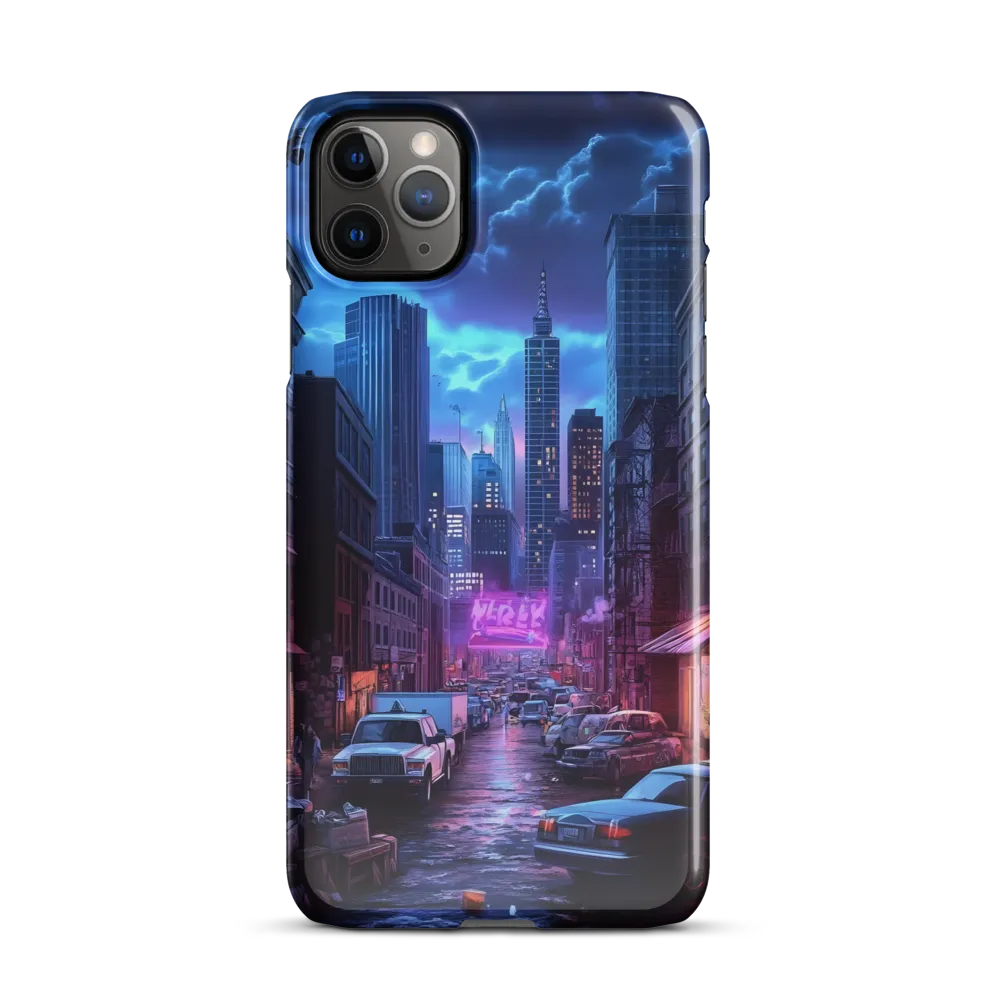 Urban Mystique: A Cyberpunk Night | Phone Case |  11 Pro Max | Snap Case | Glossy