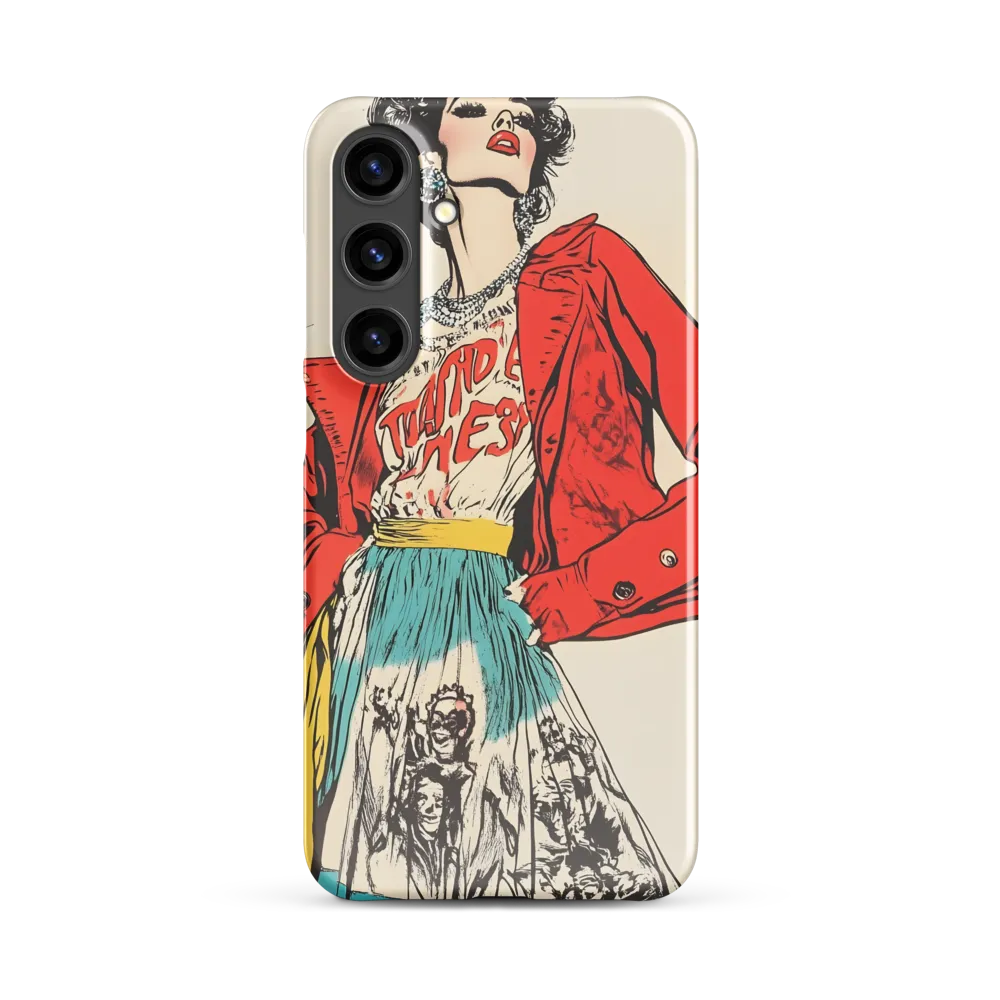 Vibrant Elegance: A Pop Art Fashion Statement