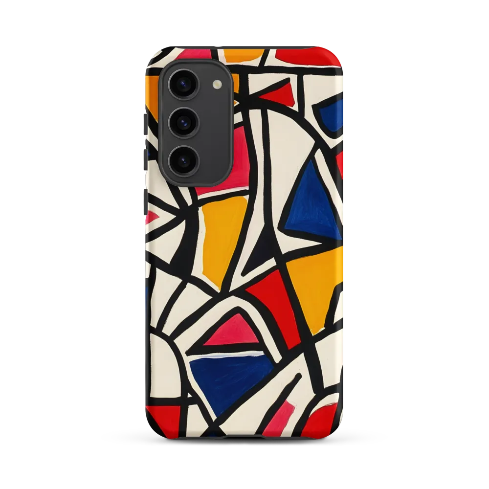 Vibrant Geometric Harmony | Phone Case |  S23 Plus | Tough Case | Matte