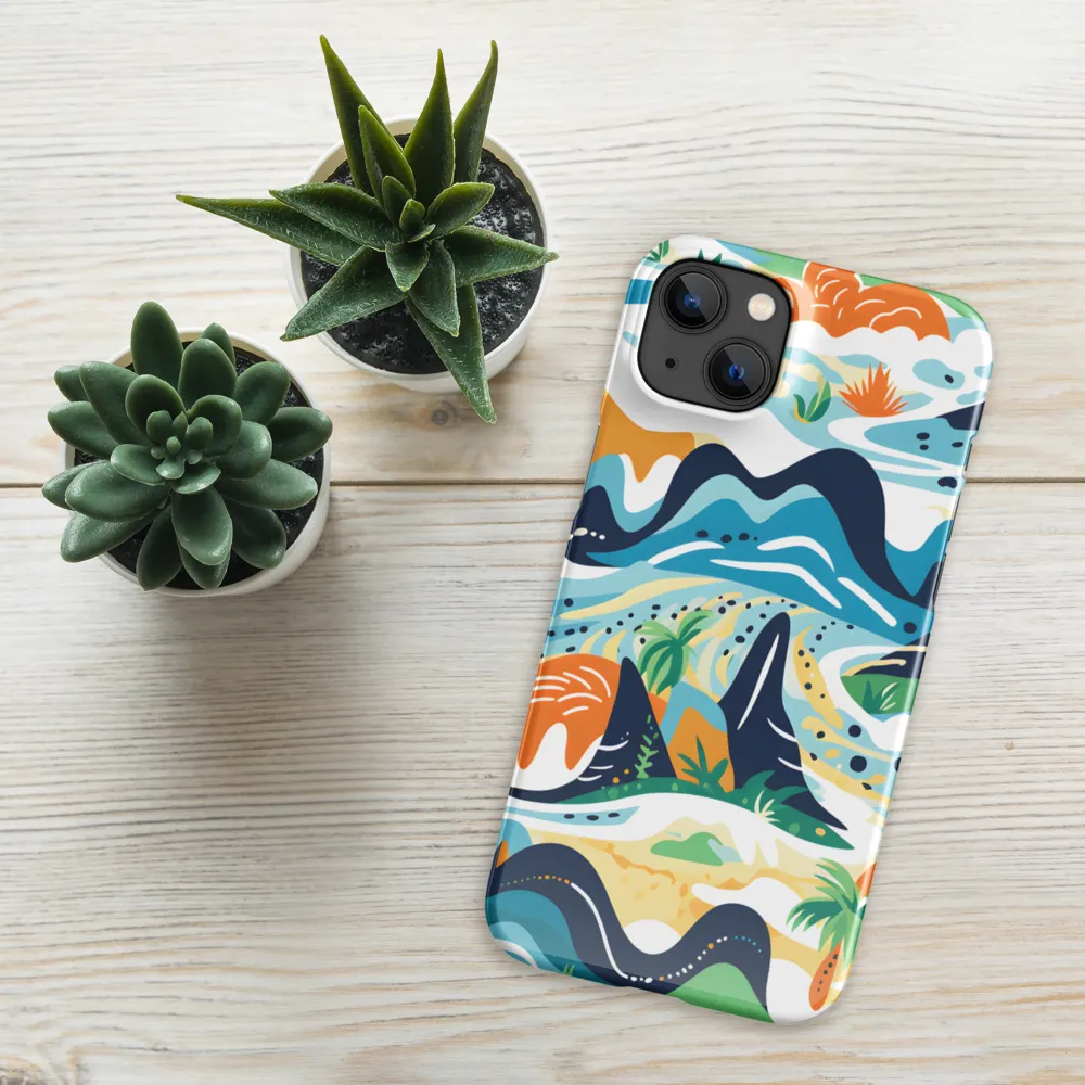 Abstract Tropical Landscape
