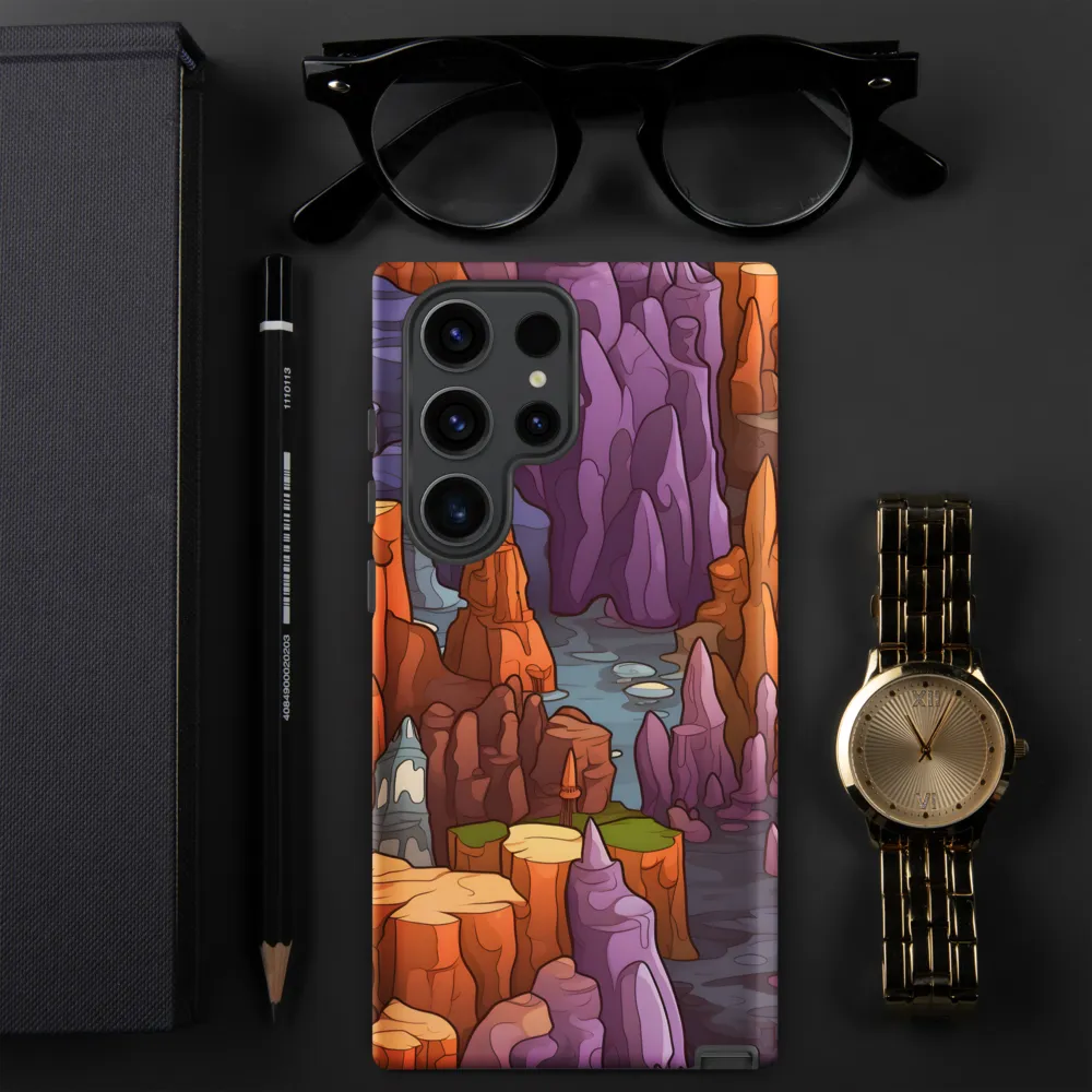Vibrant Rockscape: A Digital Odyssey