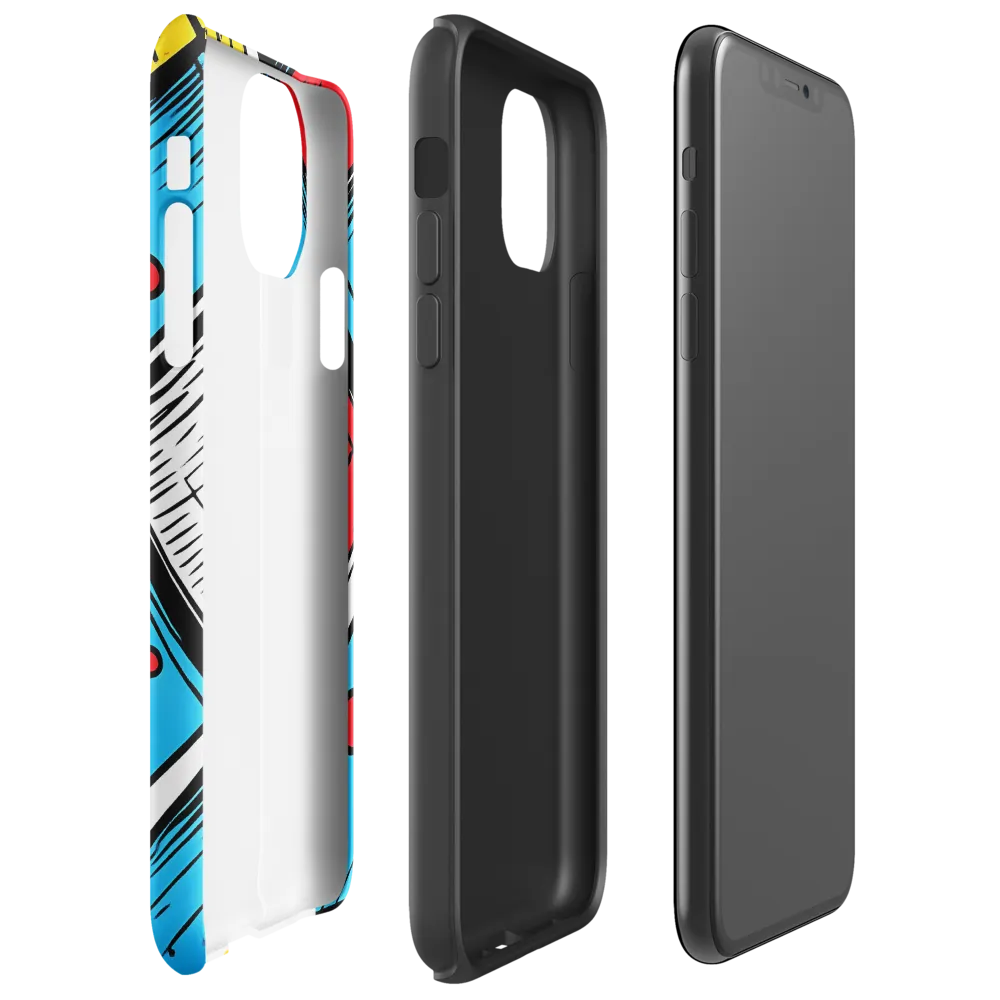 Dynamic Geometric Fusion | Phone Case |  11 Pro Max | Tough Case | Glossy