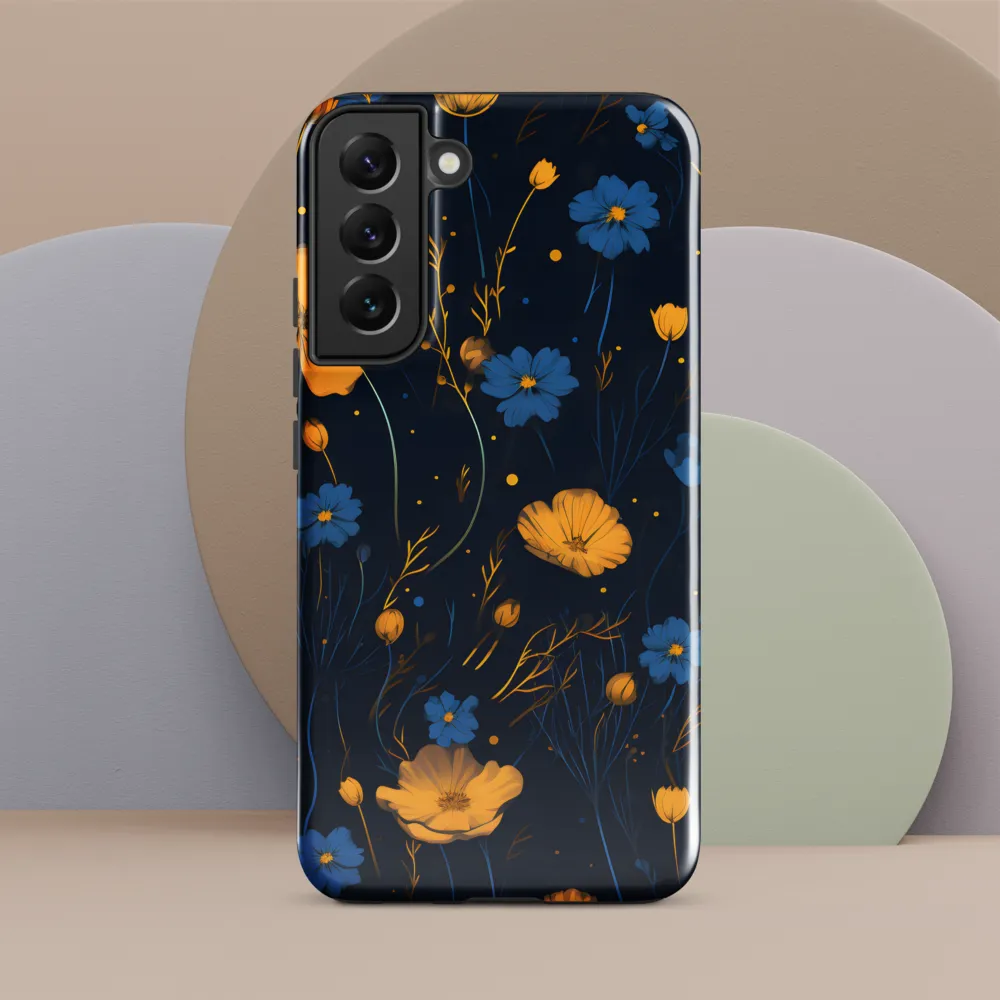 Nocturnal Blossoms | Phone Case |  S22 Plus | Tough Case | Glossy