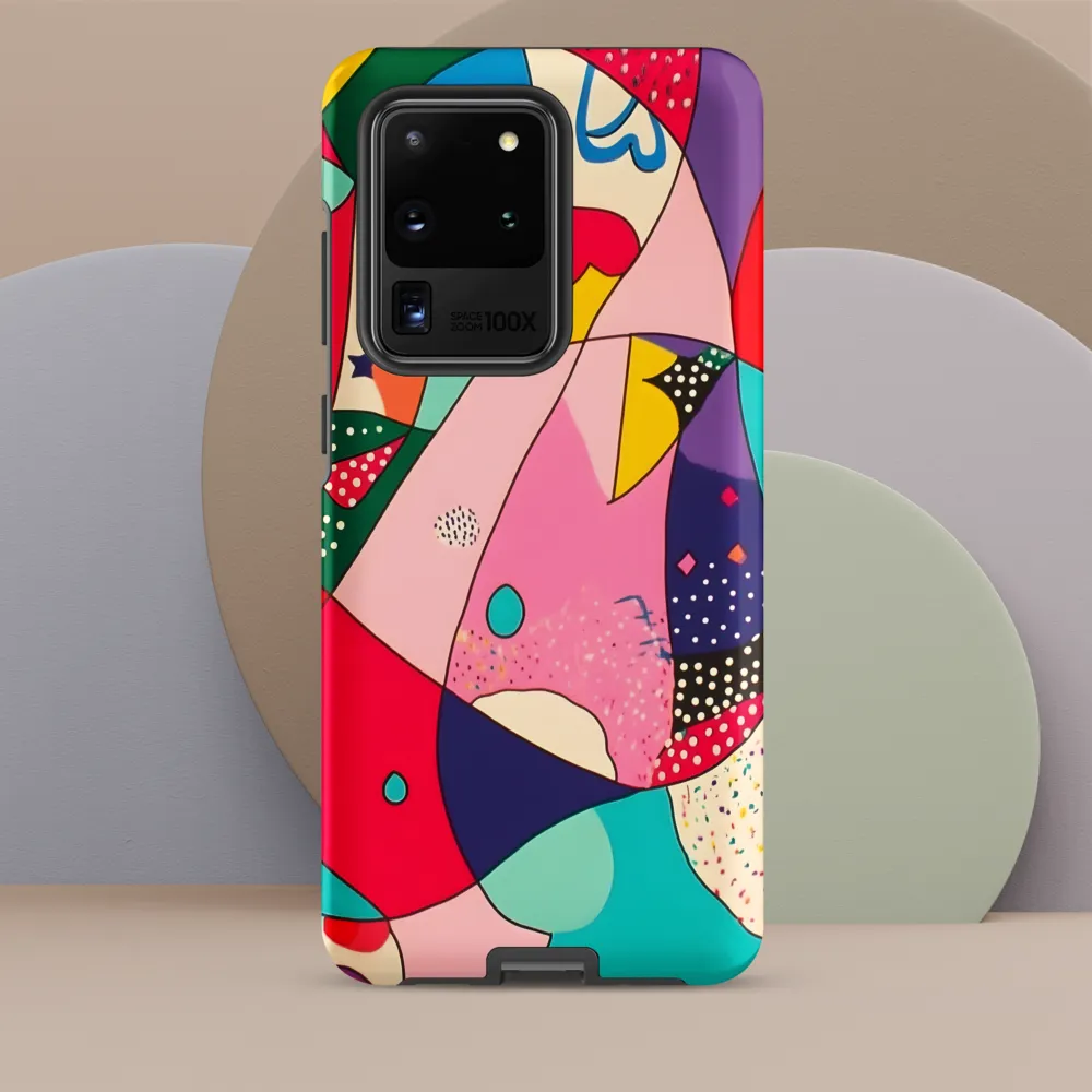 Playful Geometry in Color | Phone Case |  S20 Ultra | Tough Case | Matte