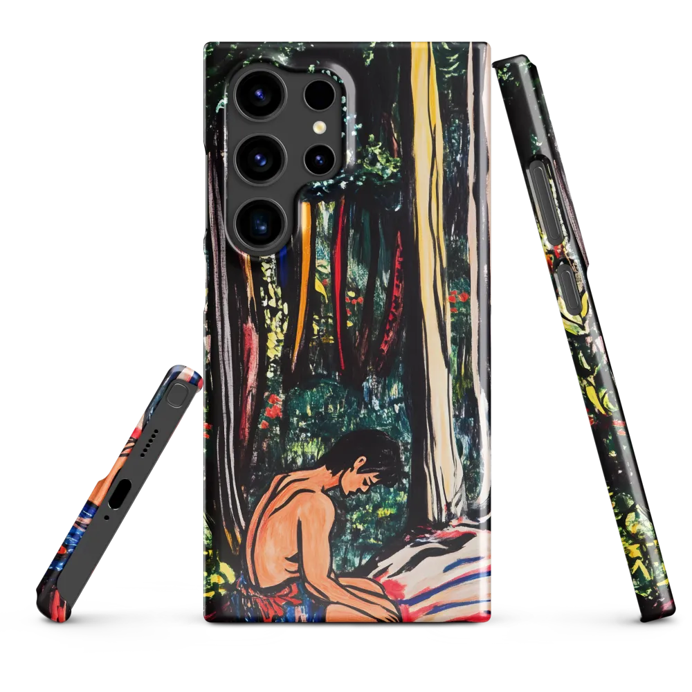 Contemplation in Nature | Phone Case |  S24 Ultra | Snap Case | Glossy