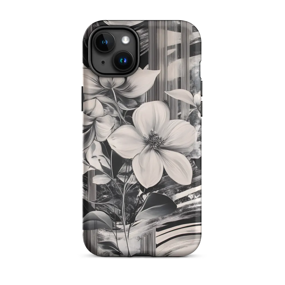 Ethereal Bloom: A Dance of Monochromes