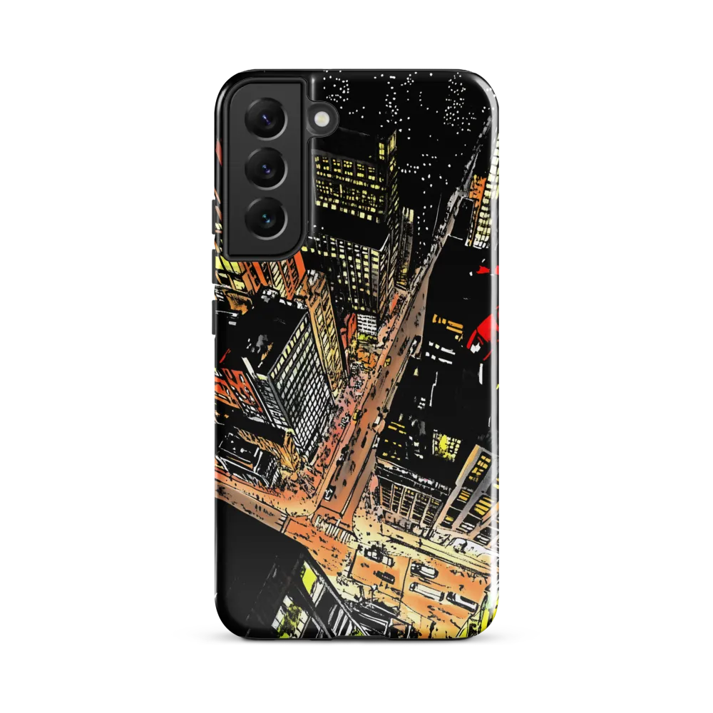 Urban Nightscape: A Bird's-eye View