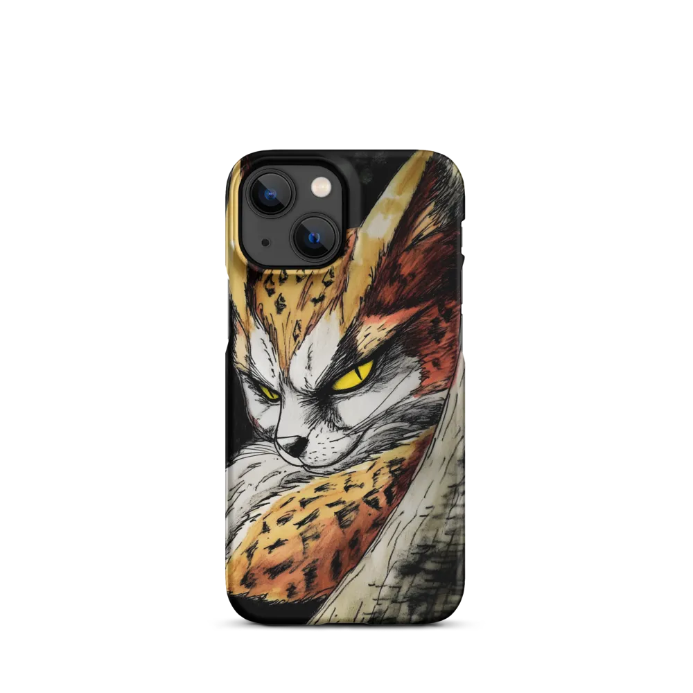 Fierce Gaze of the Wild Cat