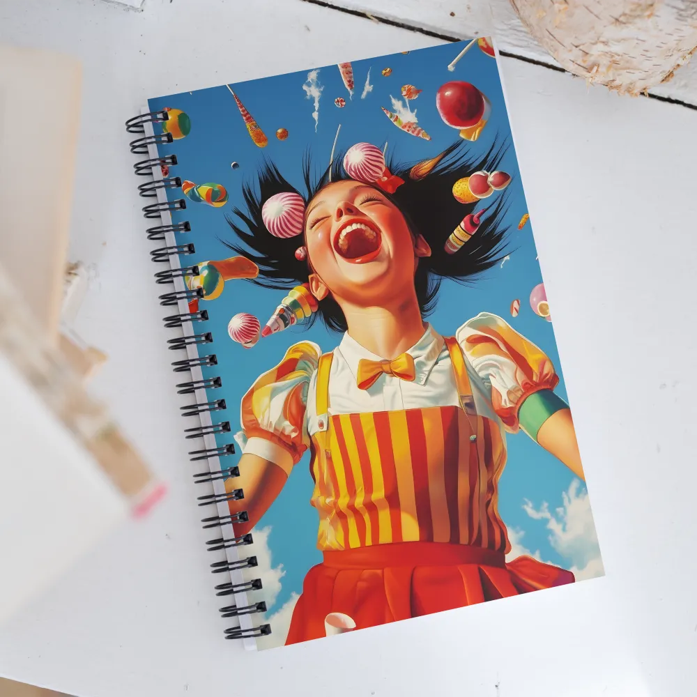 Sweet Joy in a Candy Sky | Spiral Notebook