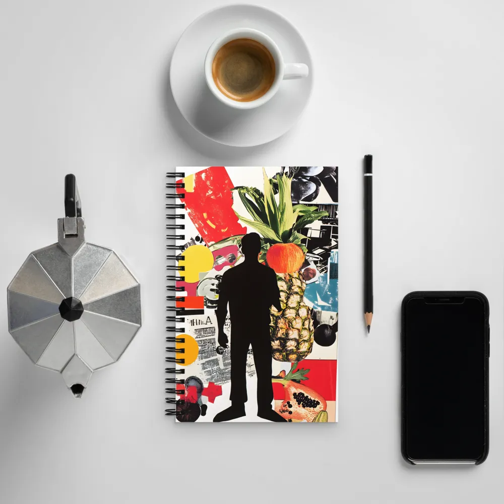 Fruitful Silhouettes | Spiral Notebook