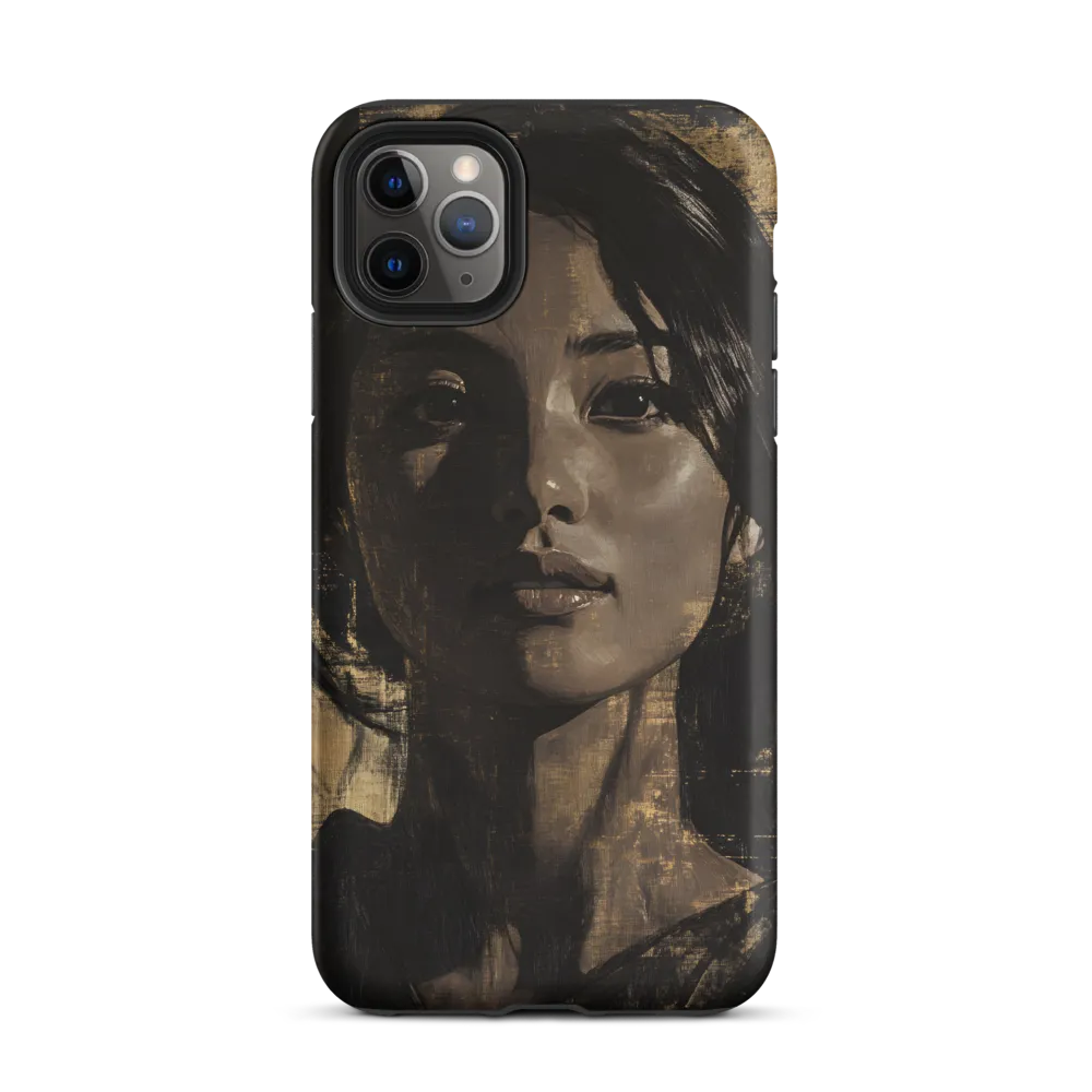 Golden Gaze: A Contemporary Portrait