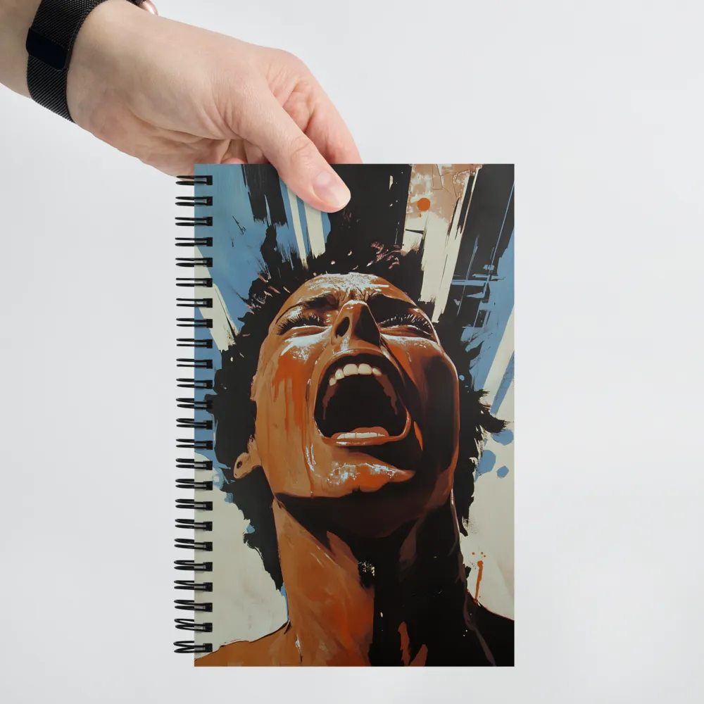 Raw Emotion: The Anguish Within | Spiral Notebook