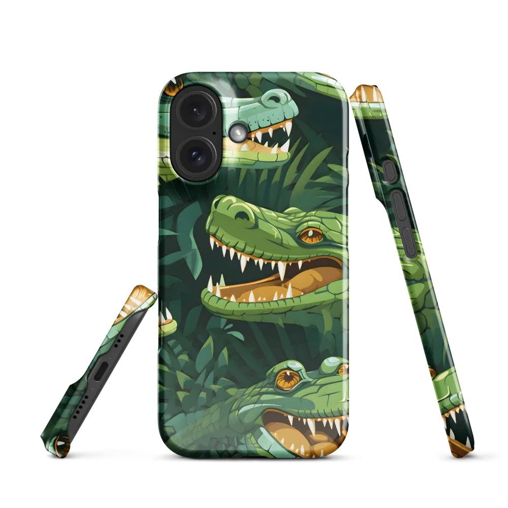 Fierce Crocodilian Medley | Phone Case |  16 | Snap Case | Glossy