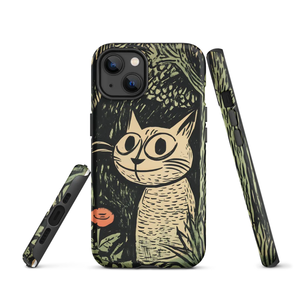 Whimsical Cat in the Forest