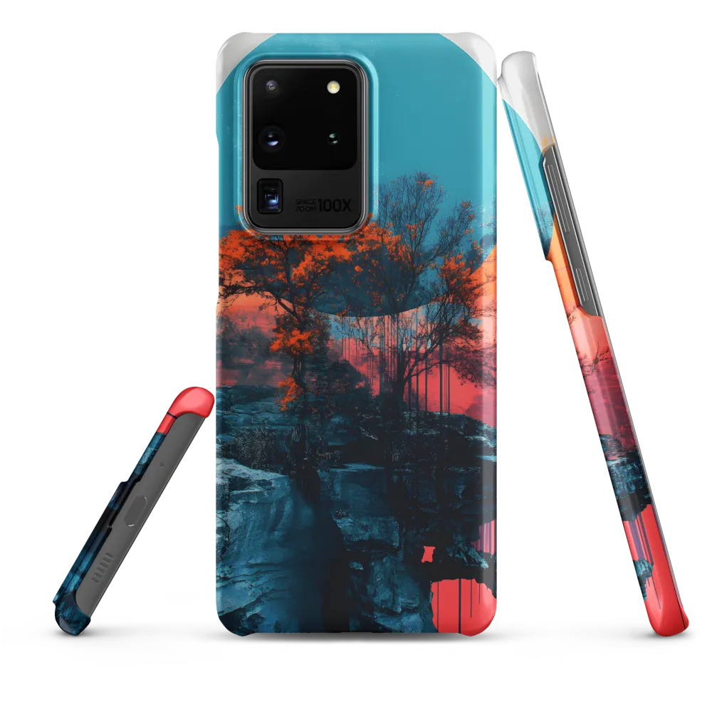Ethereal Landscapes: A Dance of Color and Form | Phone Case |  S20 Ultra | Snap Case | Matte