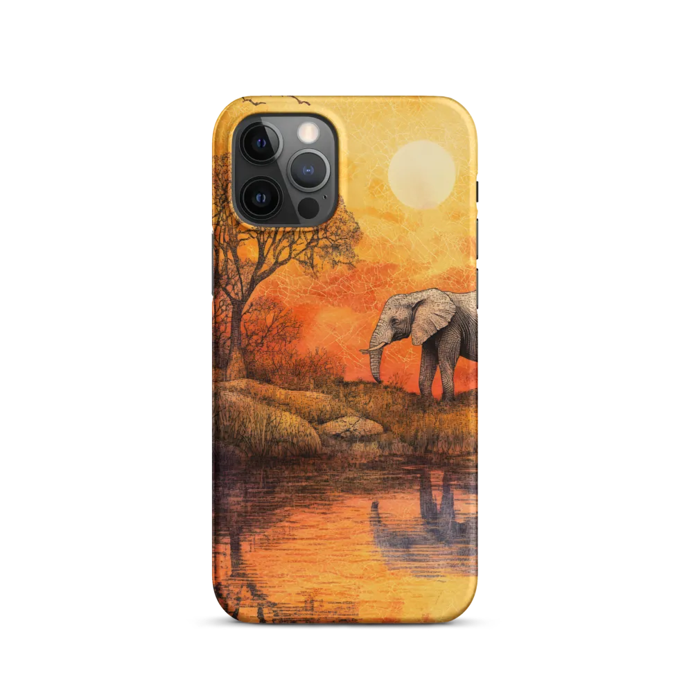 Elephant's Serenity at Dusk