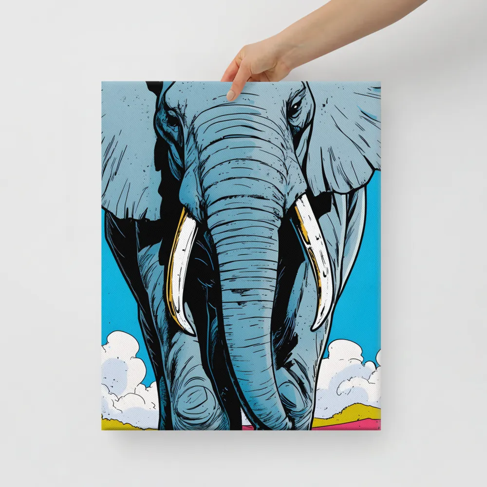 Majestic Presence: The Elephant | Canvas | 16″×20″