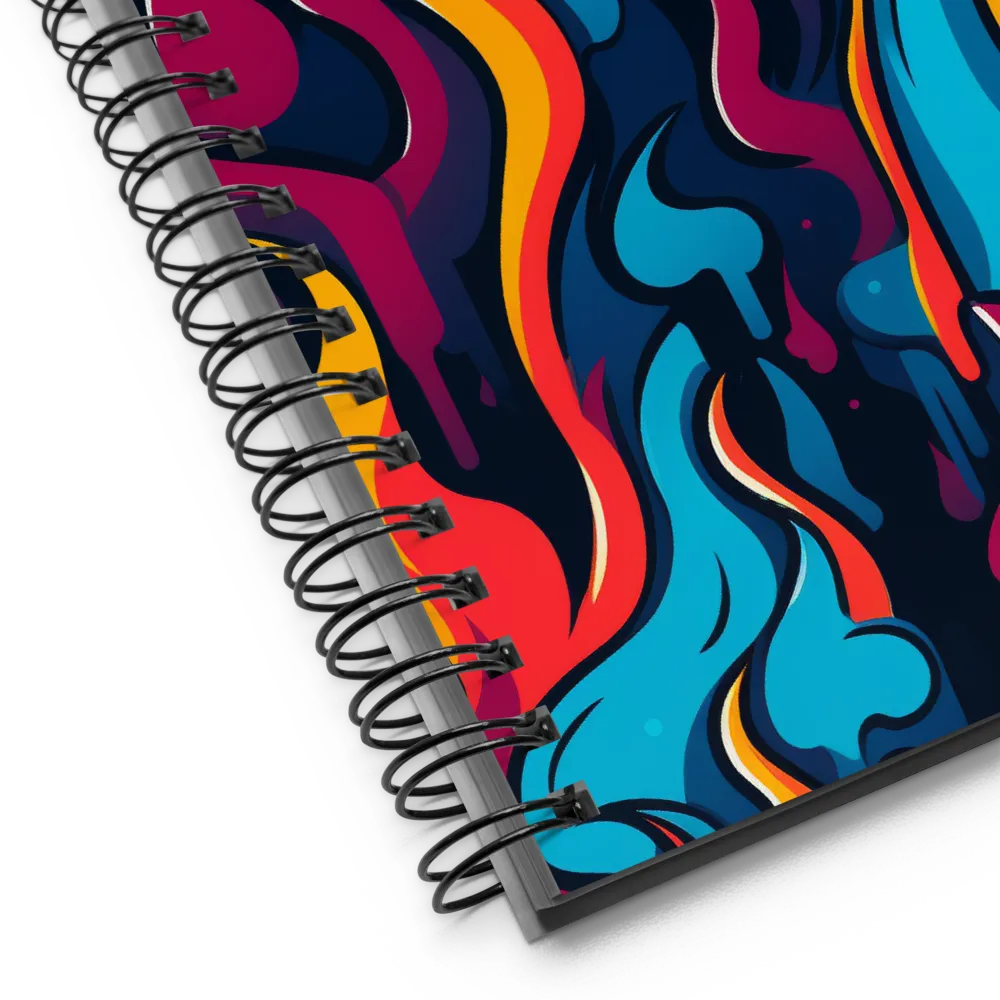 Fire and Strategy | Spiral Notebook