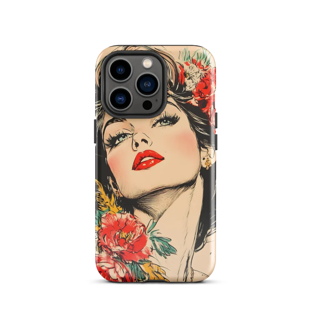 Radiance in Red: A Portrait of Elegance