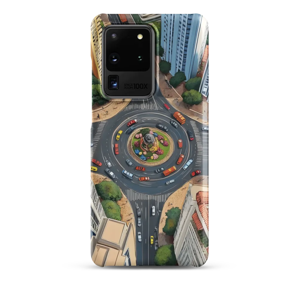 Urban Symphony: Aerial Vision of City Life