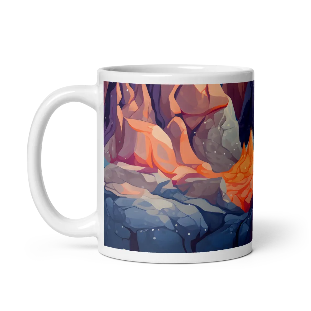 Mystical Peaks of Imagination | Mug with White inside | 11 oz