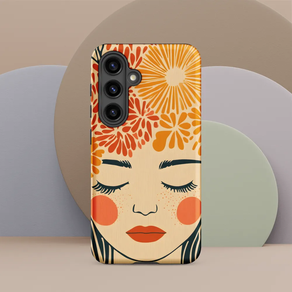 Serenity in Bloom | Phone Case |  S24 | Tough Case | Matte