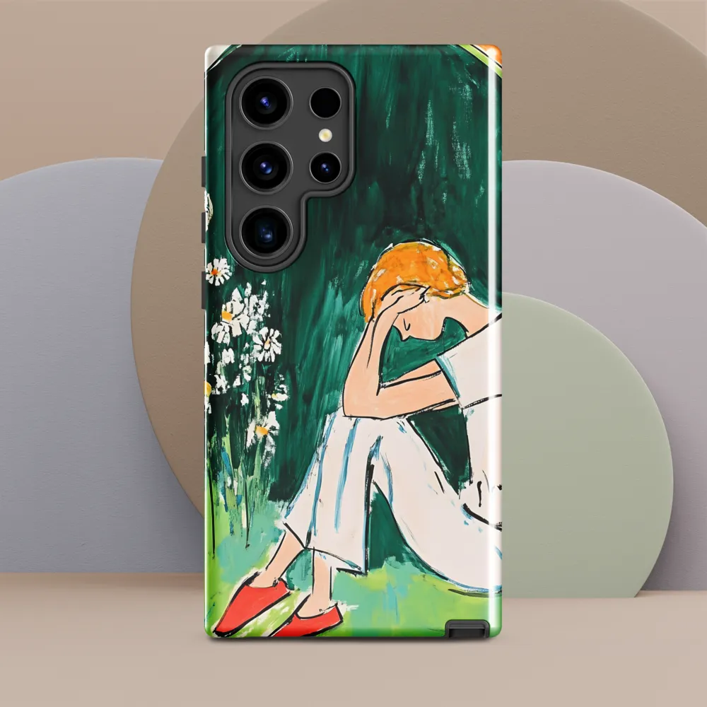 Silent Sorrow | Phone Case |  S24 Ultra | Tough Case | Glossy