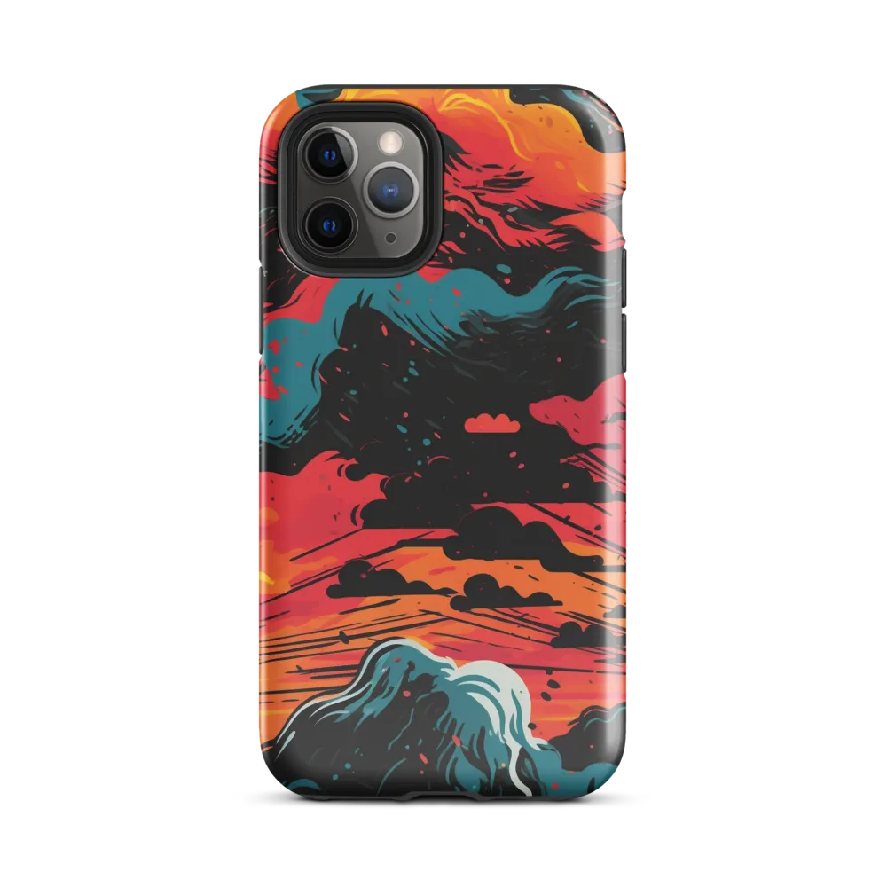 Ethereal Twilight: A Dramatic Landscape in Motion