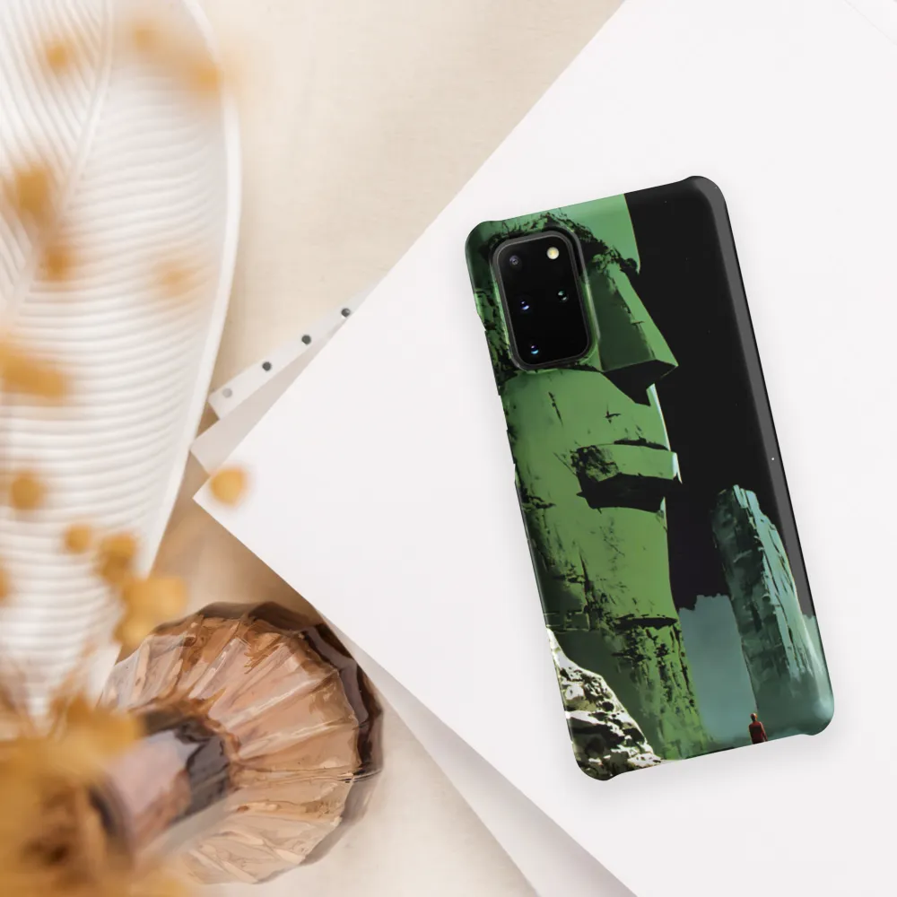 Green Colossus and the Lone Traveler