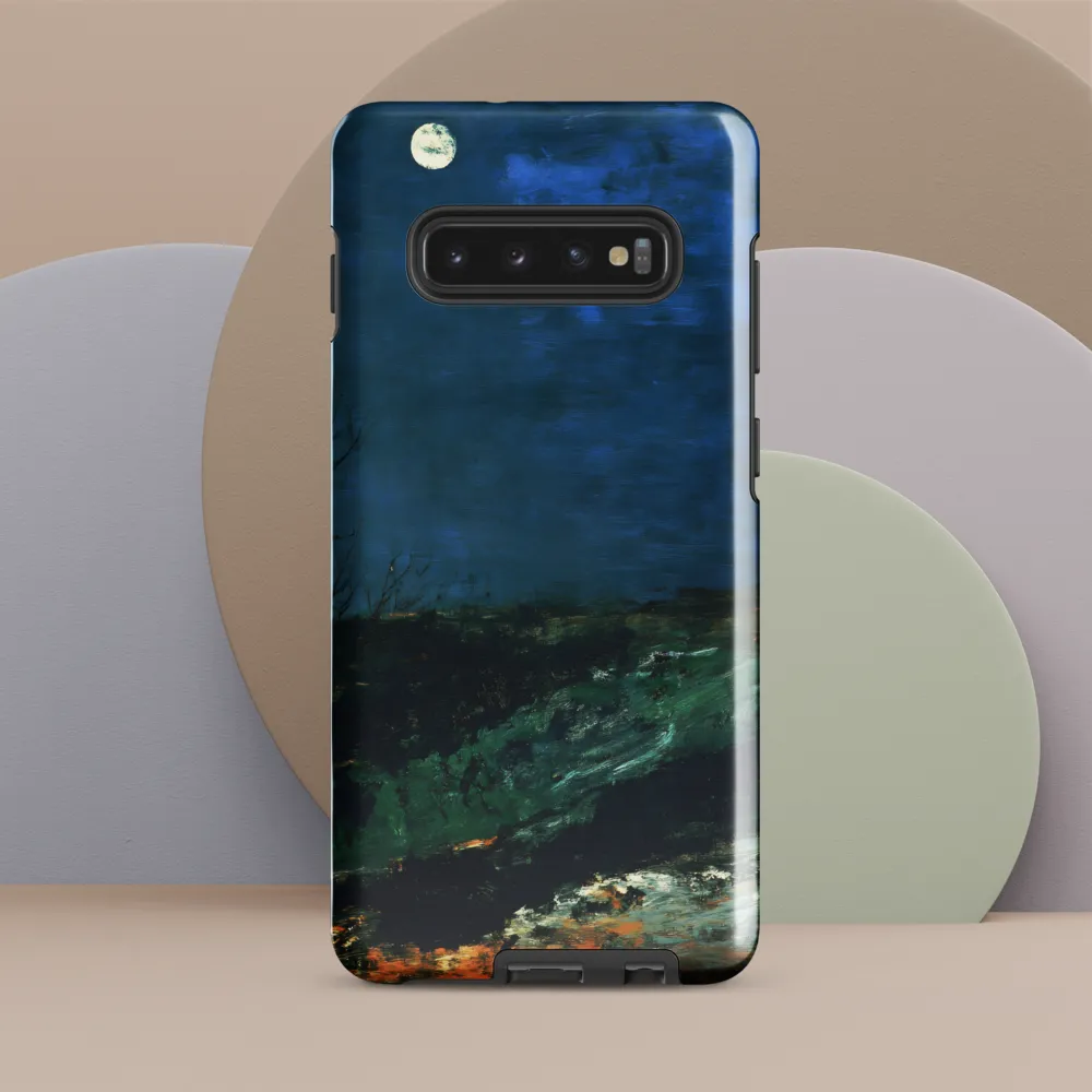 Moonlit Solitude | Phone Case |  S10 Plus | Tough Case | Glossy